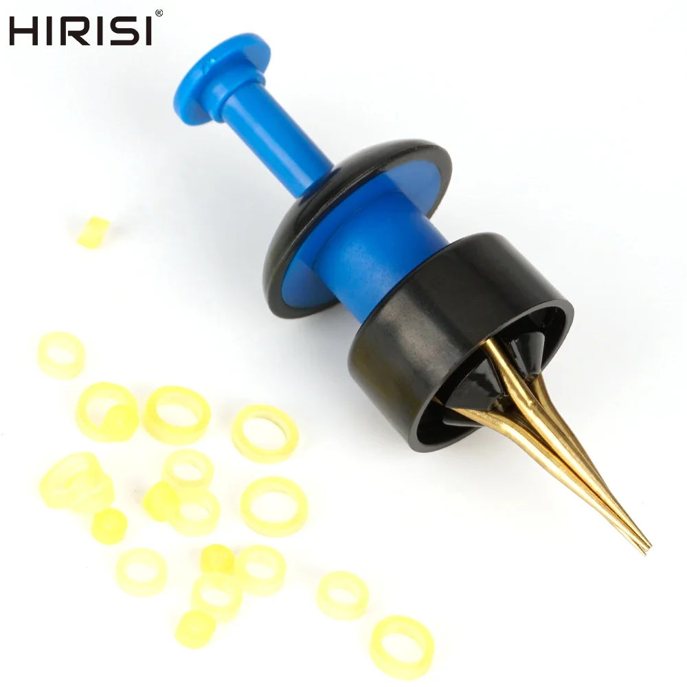 Hirisi BT16 Clips para cebo de lombriz elástica para carpas