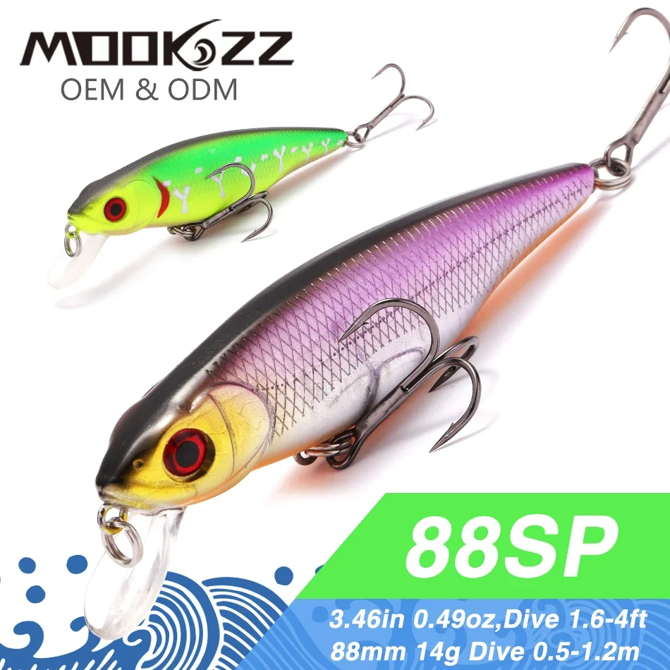 MOOKZZ Wobbler 88mm – Señuelo suspensión premium - imagen 5