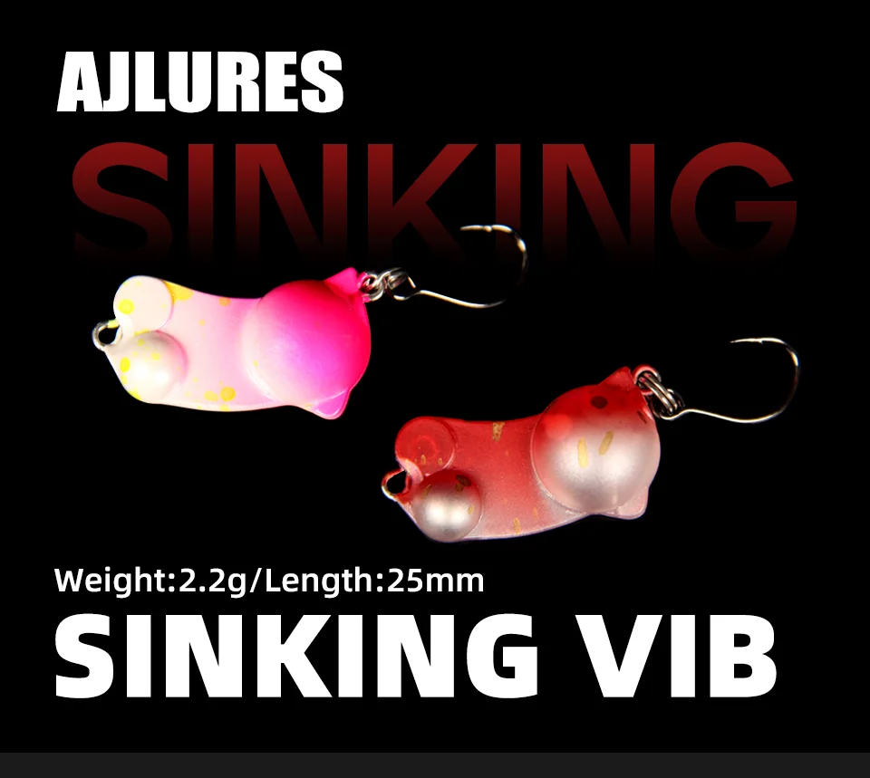 Mini VIB Swimbait en acción