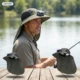 Gorra de pesca solar con ventilador y protección UV para verano - imagen 3