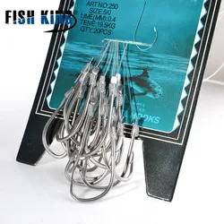 Anzuelos Feeder FISH KING con cabeza de plomo – Acero al carbono para carpa
