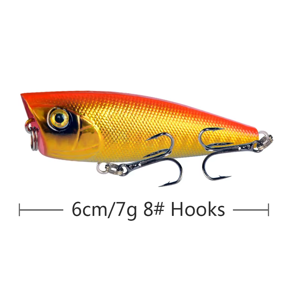 Popper topwater duro – Señuelo de superficie para cebo artificial - imagen 2