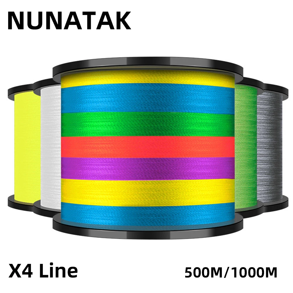 Línea trenzada PE X4 NUNATAK Japan para pescar grandes peces - imagen 5