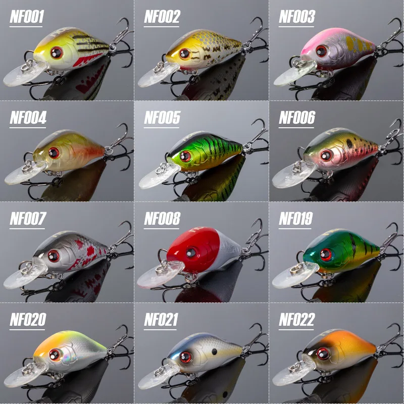 NOEBY Wobler Shallow Crankbait flotante – duro para trucha - imagen 5