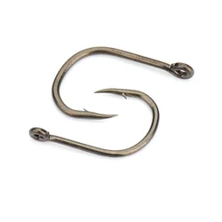 Anzuelos con ojo Hirisi 8001 PTFE, acero carbono inox afilado