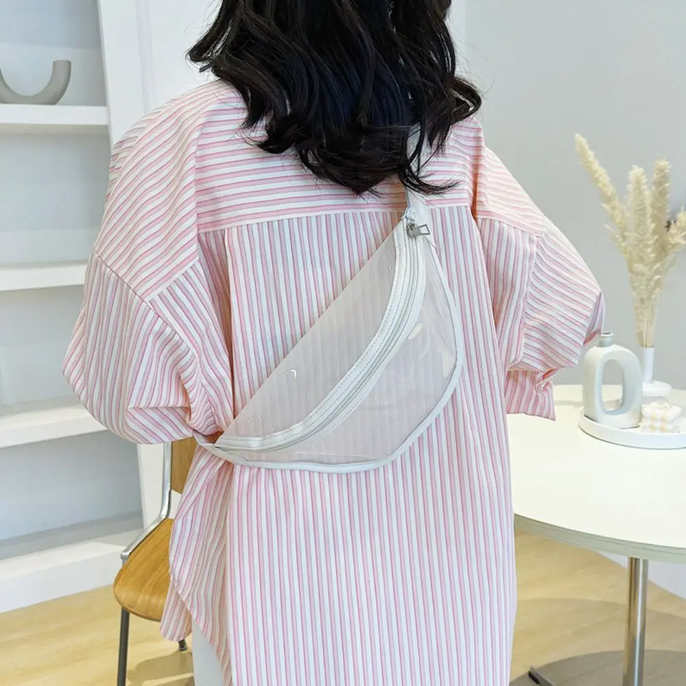 Riñonera bandolera efecto láser transparente colorido unisex - imagen 3