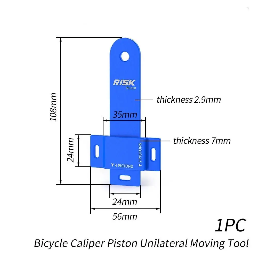 Herramienta para pinzas de freno de disco en bicicleta