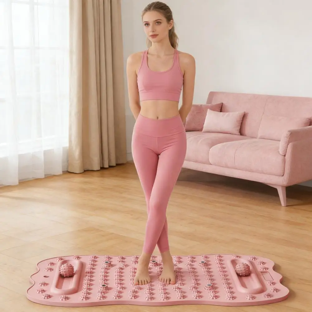 Alfombrilla Reflexología Pies con Bolas Dobles – Masaje Acupresión - imagen 2