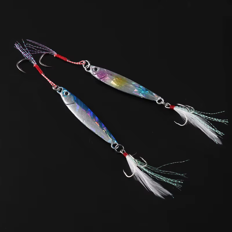 Jig Bait Luminoso Metálico con peso ajustable para lubina y perca - imagen 4