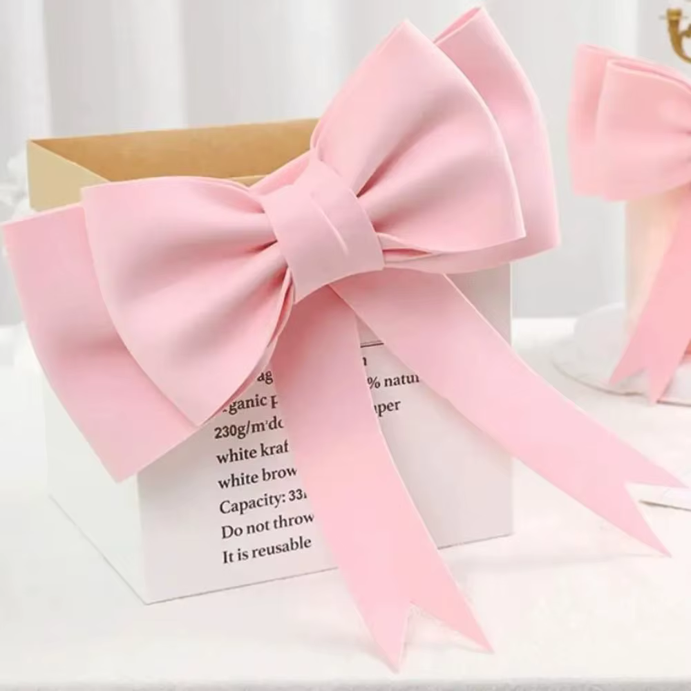 Decoración tarta lazo espuma grande - Adorno para cumpleaños y boda - imagen 5