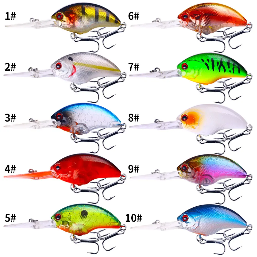 Crankbait HENGJIA 9CM flotante – Señuelo long lip para lubina - imagen 4