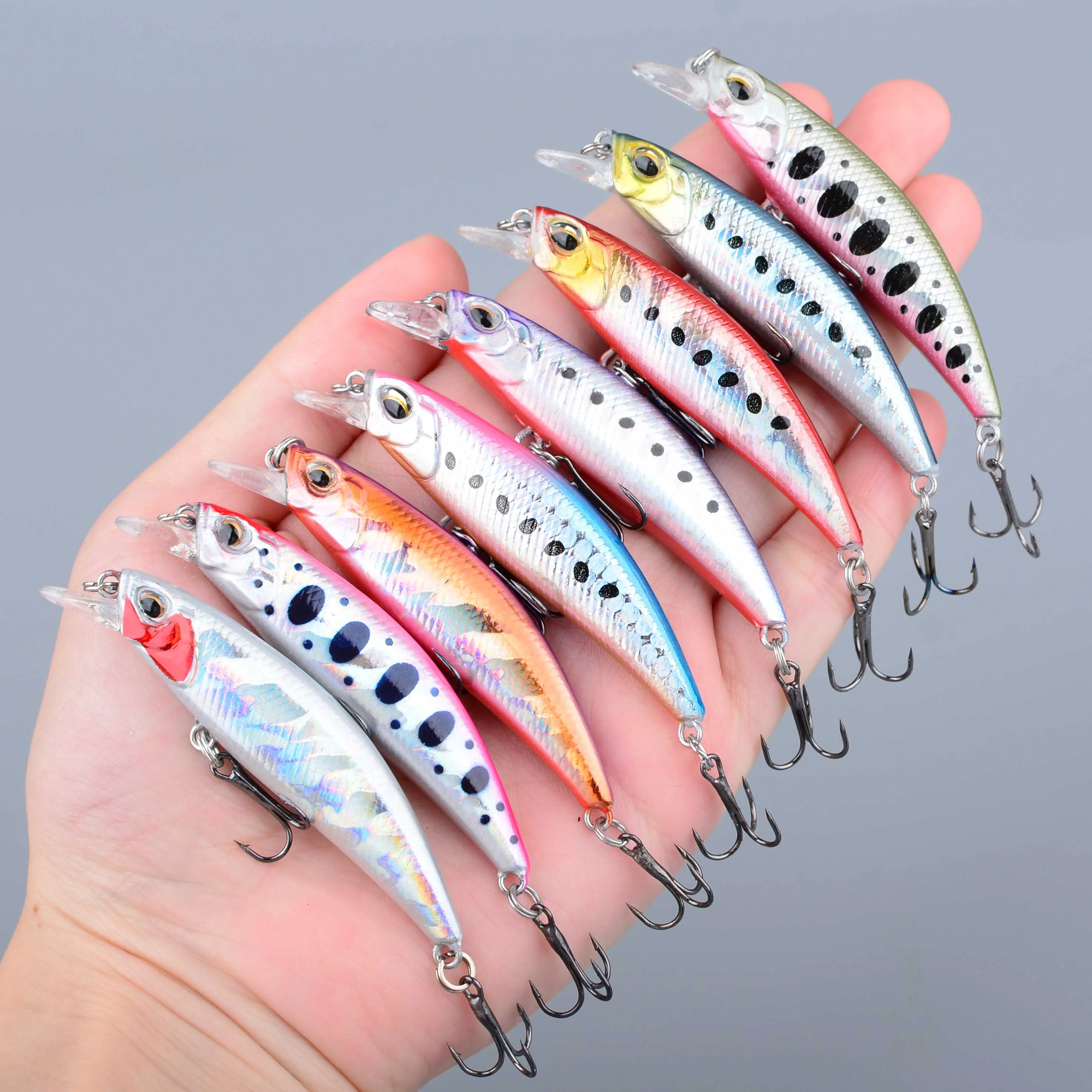Señuelo minnow duro hundible 5 g