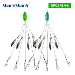 Alabama Rig ShareShark con brazos giratorios de acero inoxidable