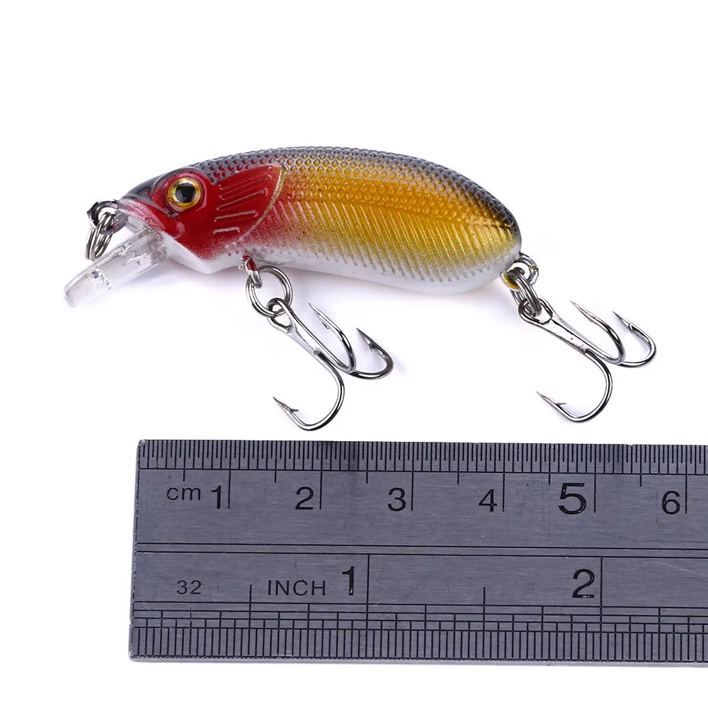 Mini crankbait cuadrado wobbler duro de inmersión para pesca - imagen 2