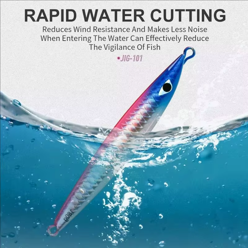 JIG101 Jig Metálico – Hundimiento Luminoso para Pesca en Agua Salada - imagen 3