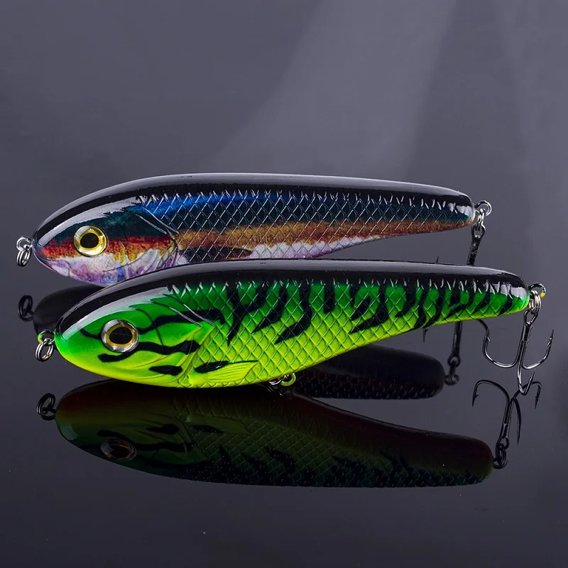 Señuelo Jerkbait para lucio, nado vívido largo alcance - imagen 5
