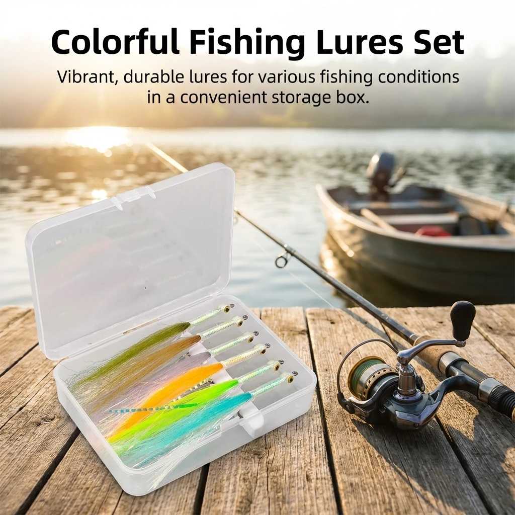Señuelos de pesca artificiales con tubo tejido para carpas y lubinas - imagen 4