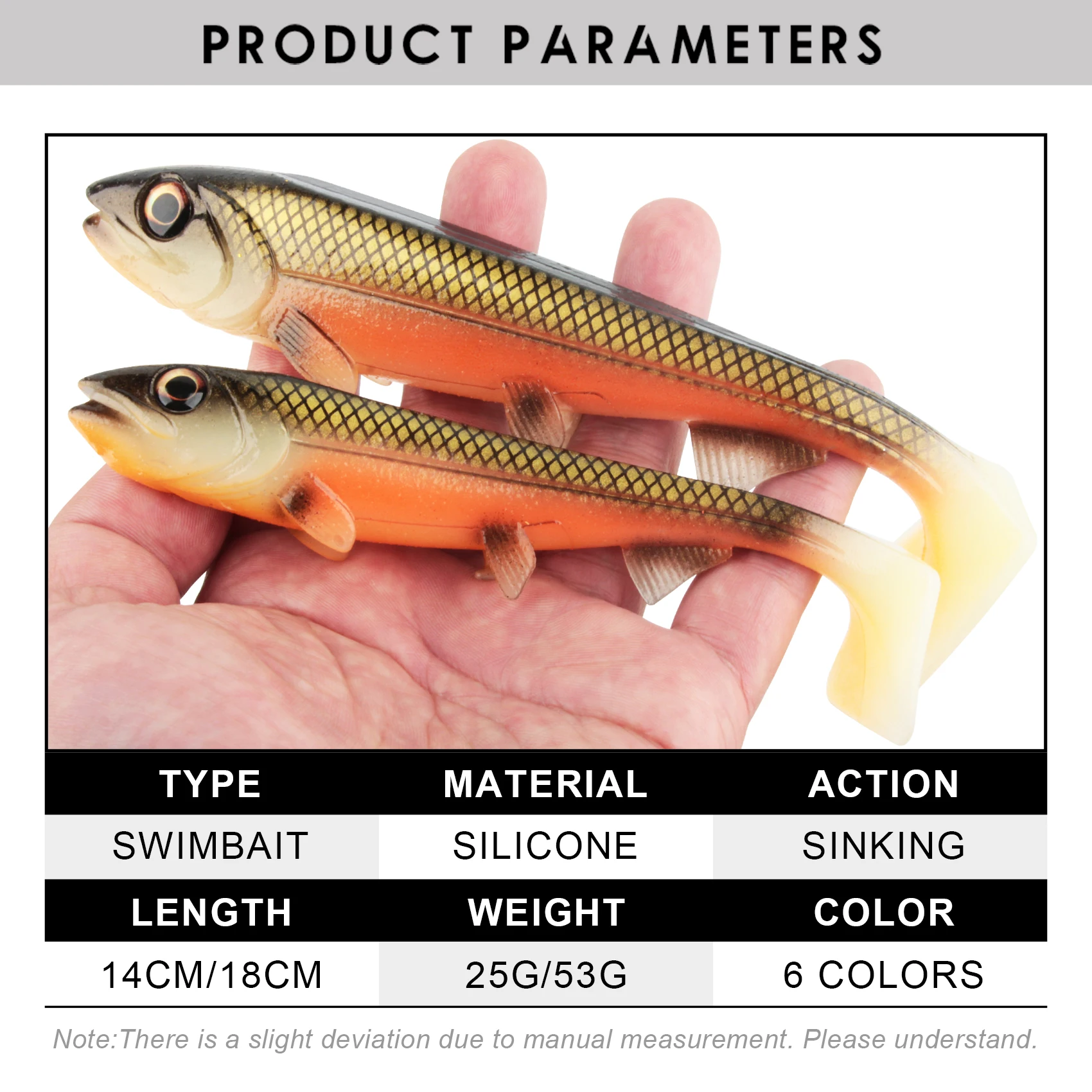 Spinpoler Bombshad Swimbait – Señuelo de vinilo para lucio - imagen 5