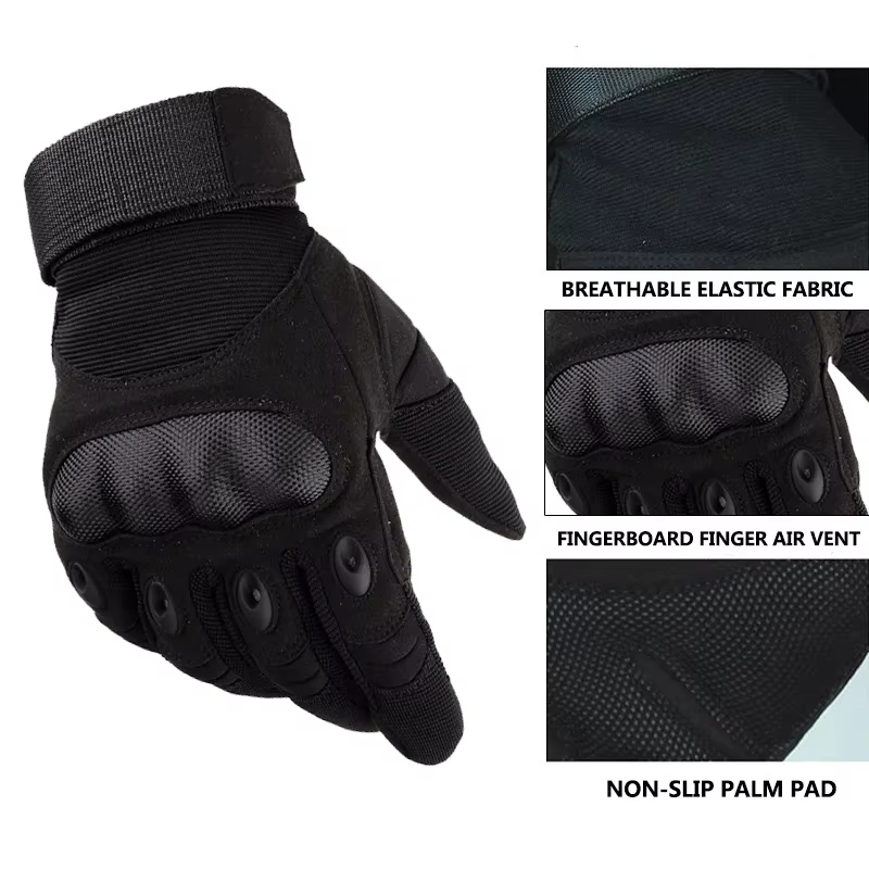 Guantes tácticos de dedo completo para caza ciclismo y motocicleta - imagen 3