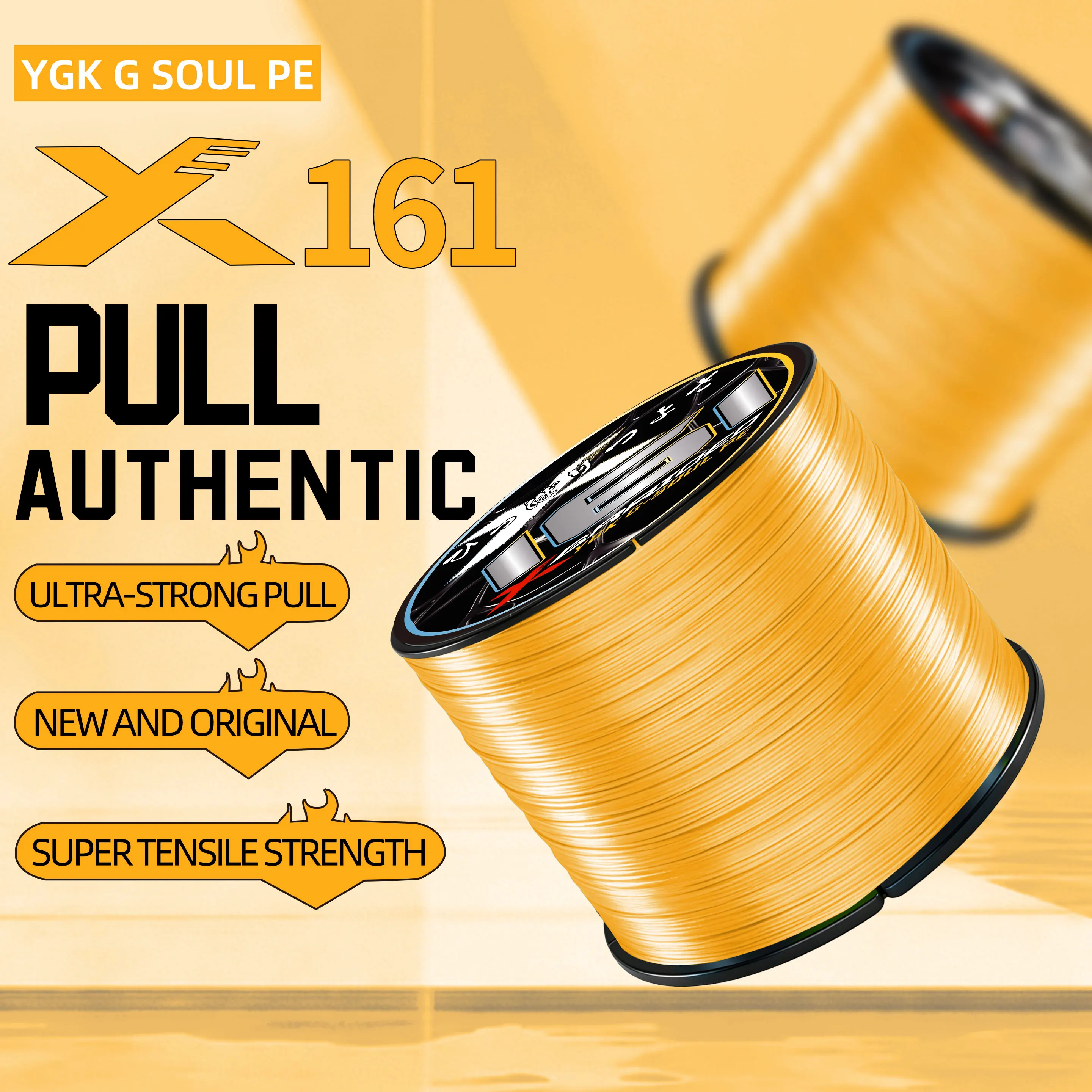 Línea de PE YGK X-BRAID Upgrade X16 para agua salada, resistente - imagen 3
