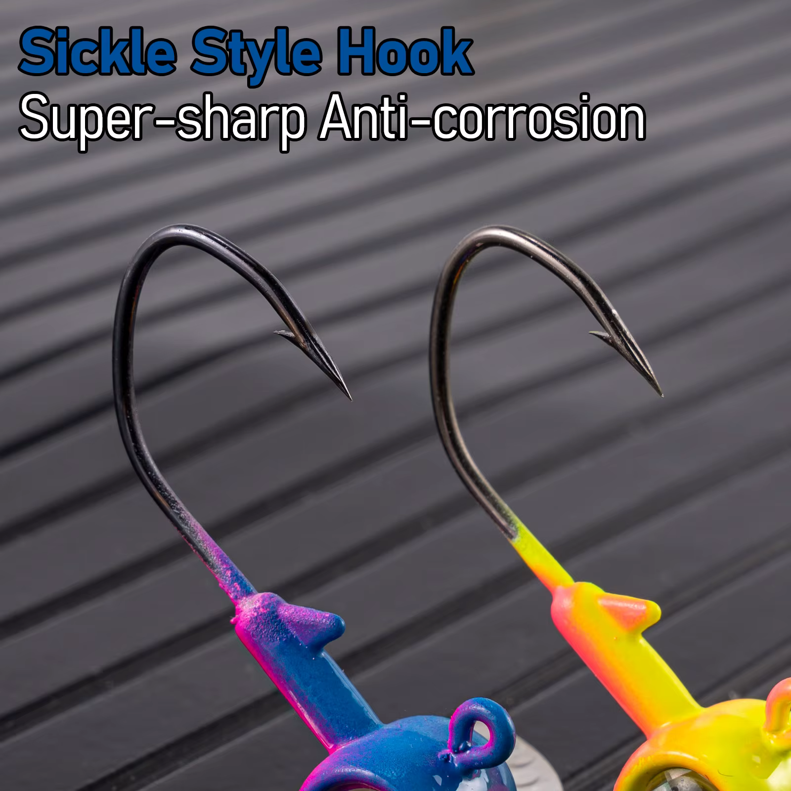 Underspin Jig Head con Spinner Blade para Crappie y Bass - imagen 3