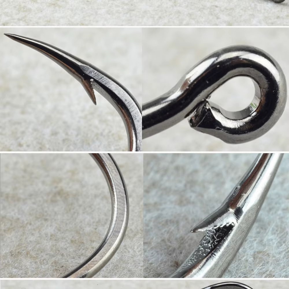 Mustad 10827 HOODLUM anzuelo ojo grande acero carbono para cebo