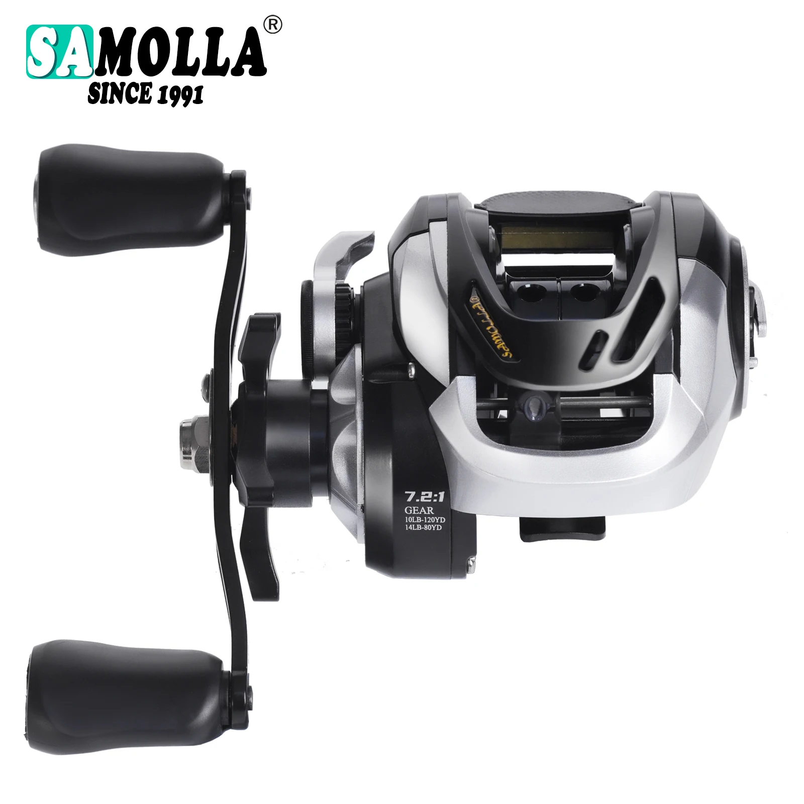 Carrete Baitcasting SAMOLLA - Impermeable para pesca en agua salada - imagen 3
