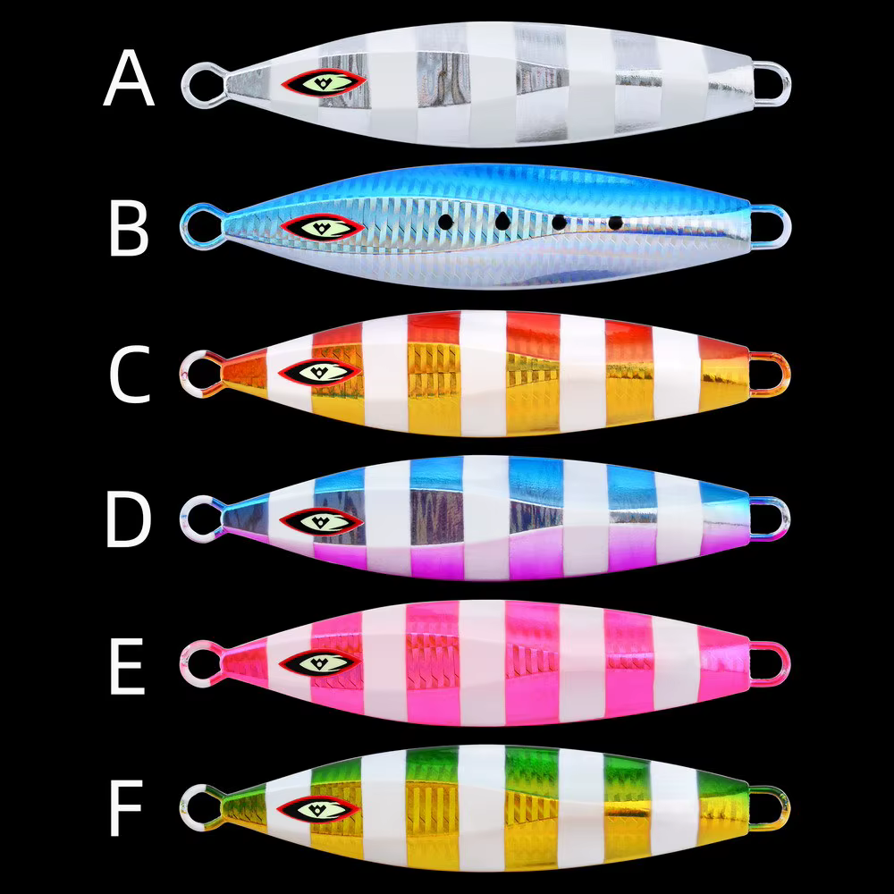 Jig Luminoso Metálico Pesca de Altura – Paso Lento y Jigging Vertical - imagen 3