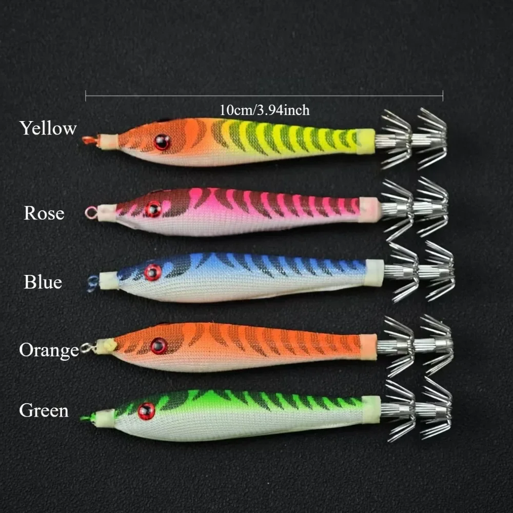 Jig luminoso de 10 cm para pesca en agua salada