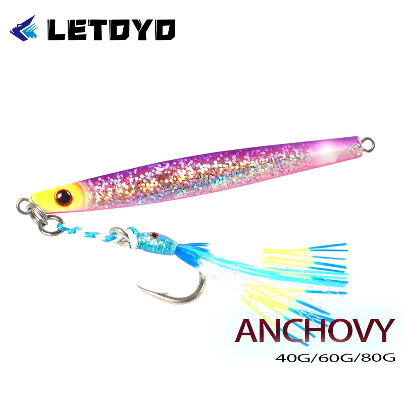 Señuelo Jig metálico LETOYO para lubina y trucha desde orilla - imagen 3