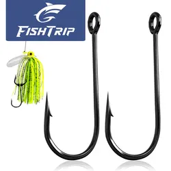 Anzuelos Jig Head FishTrip de acero alto carbono para lubina
