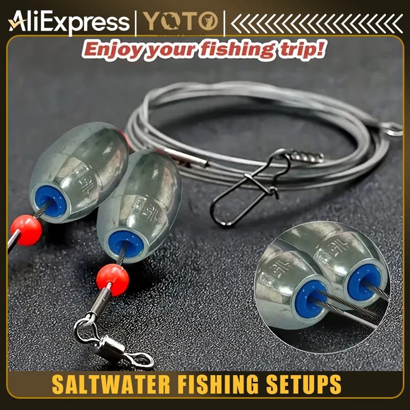 Kit de configuraciones de pesca YOTO para agua salada