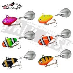 Spinnerbait para carpa Walk Fish metálico con swimbait eficaz
