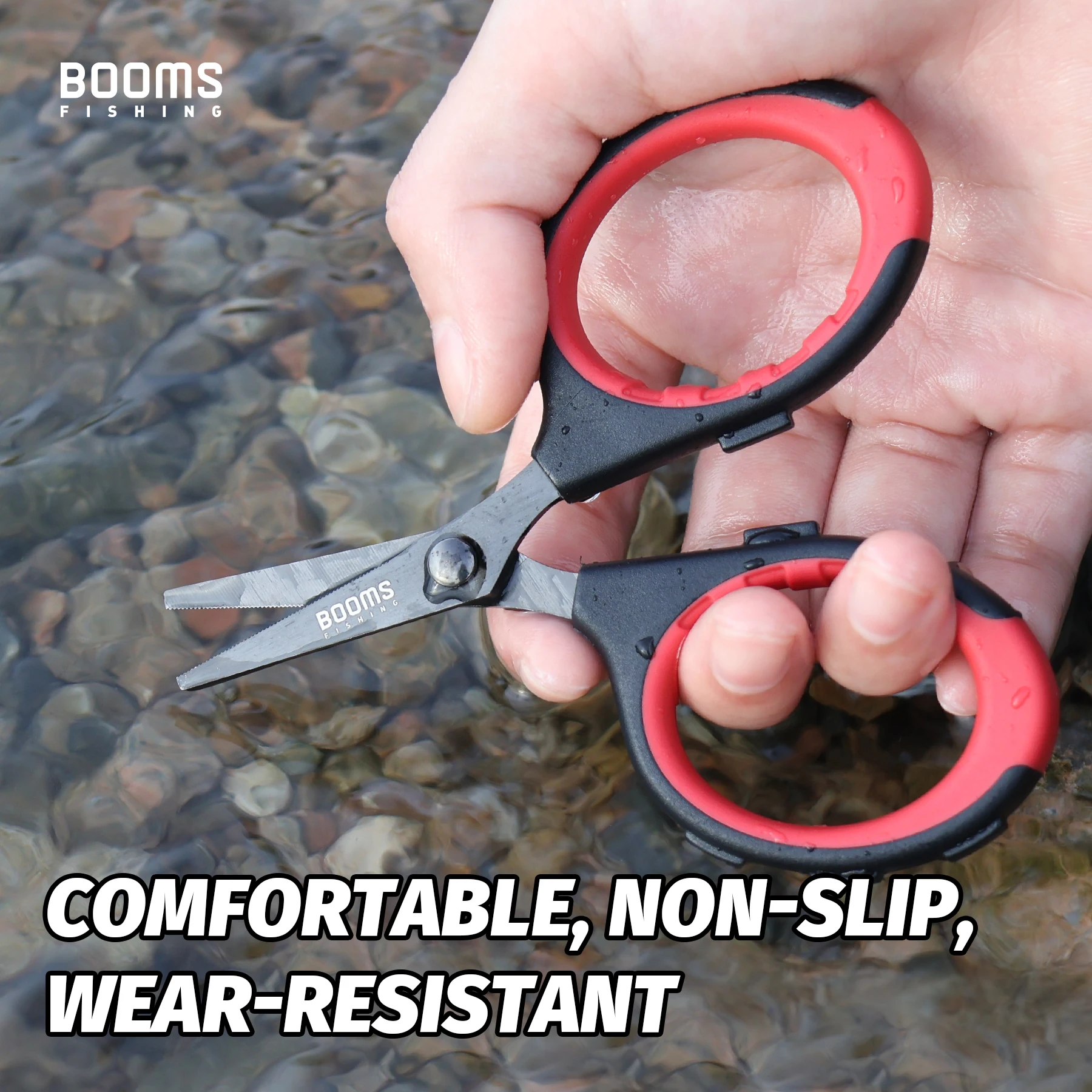Tijeras microdentadas para cortar líneas trenzadas de pesca - imagen 4