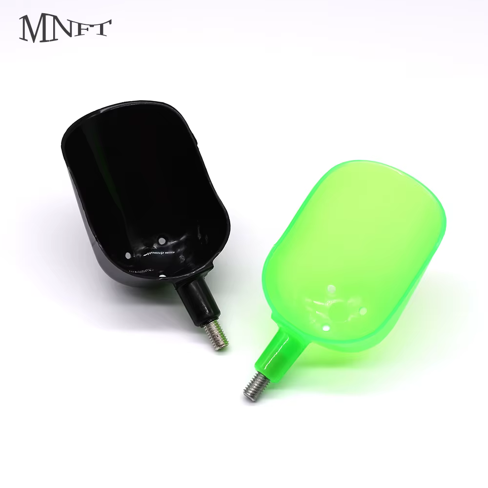 MNFT Cuchara para lanzar boilies - Negro y verde