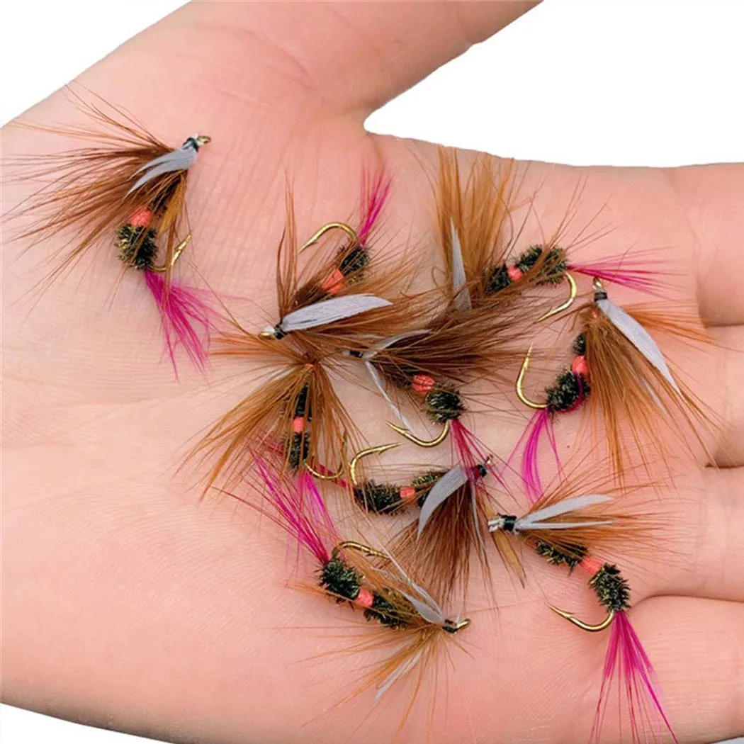 Señuelos listos para montaje en pesca con mosca
