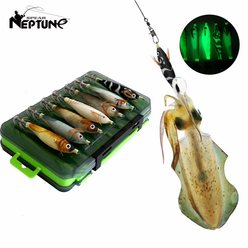 Señuelos Egi luminosos de calamar para pesca - Pulpo y sepia - imagen 4