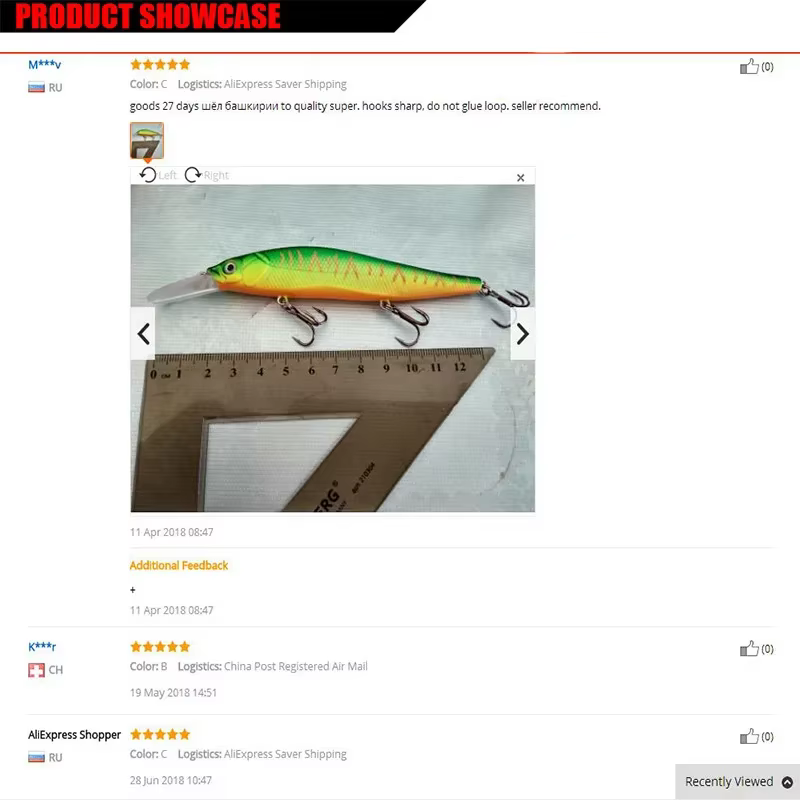 Señuelo Minnow Crankbait flotante cebo duro para lobina y carpa - imagen 2