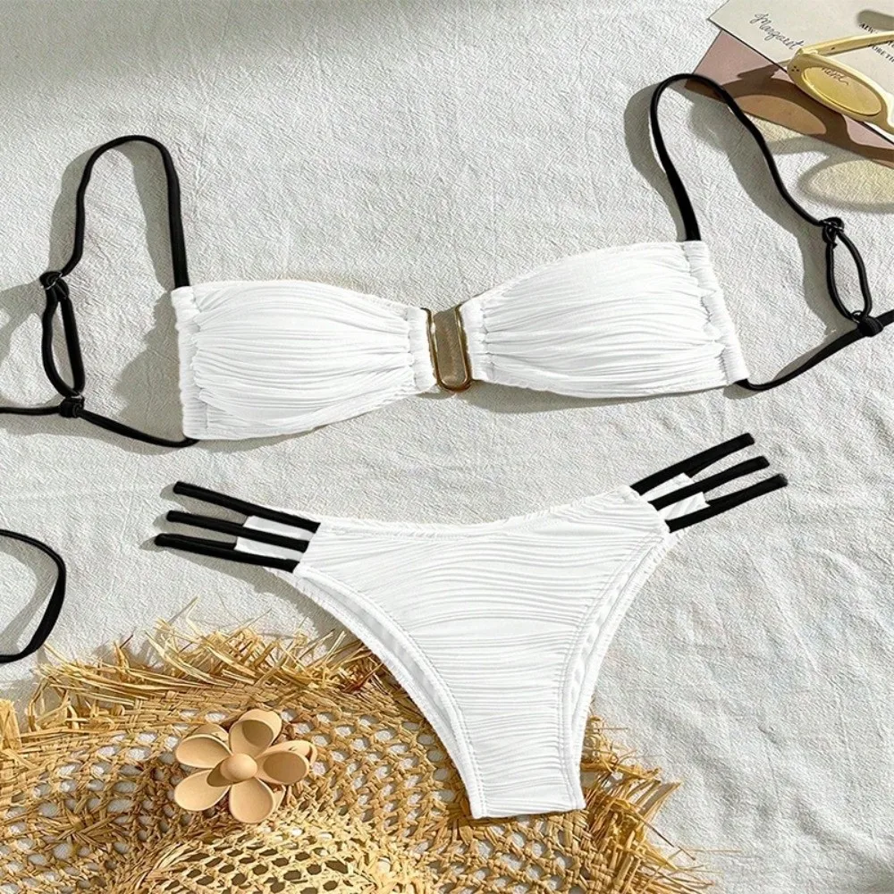 Look de bikini para fotos en la playa