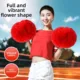 Pompones multicolores para animadoras: accesorios de fiesta y baile - imagen 4