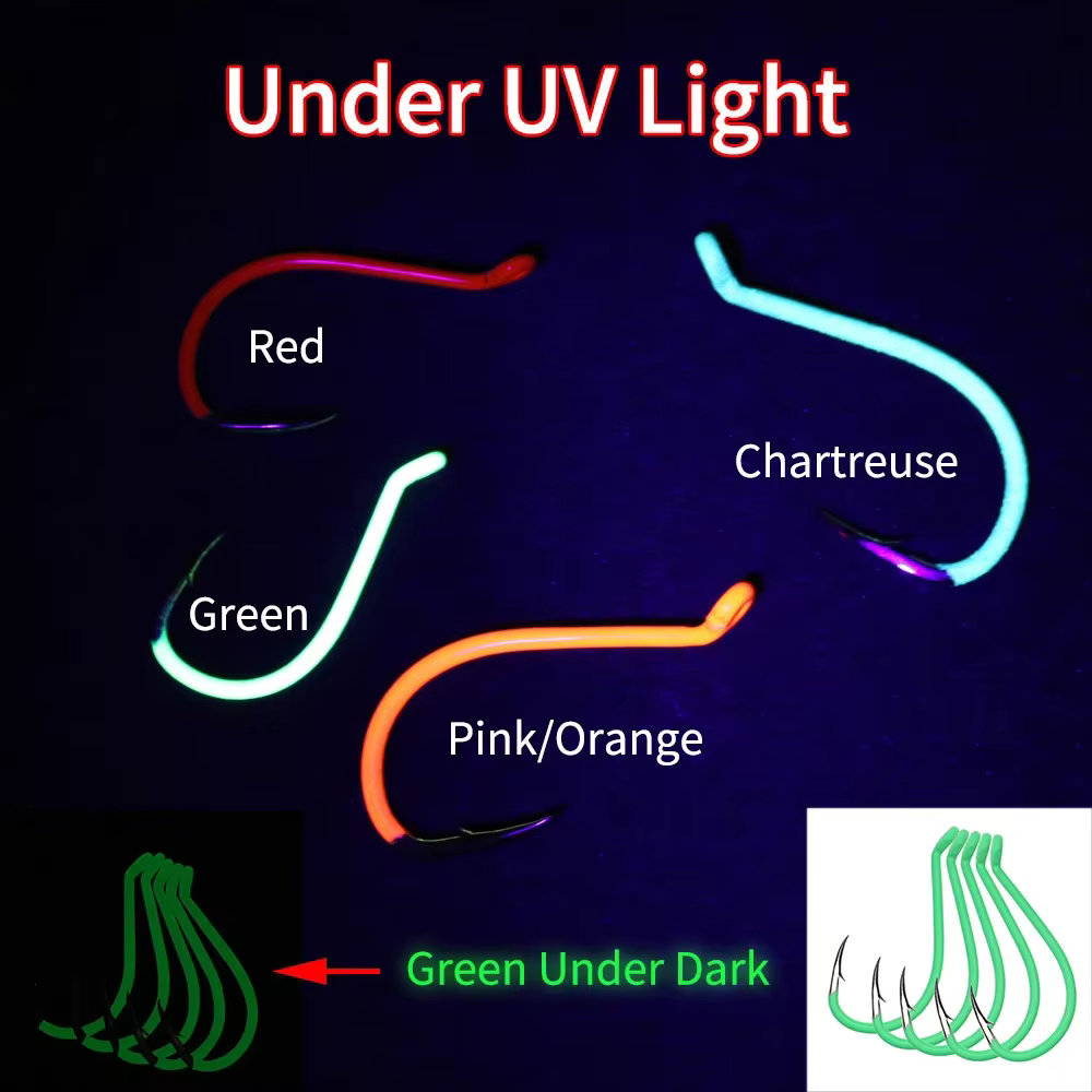Anzuelos WiFReo Luminosos Acero Carbono – Pulpo Agua Salada - imagen 4