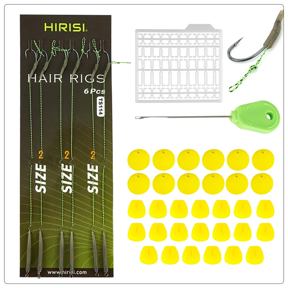 Set de aparejos y componentes para carpas
