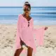 Vestido de playa de verano con cuello en V y protección solar
