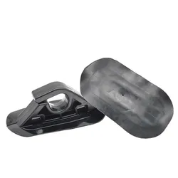 Clips para remos de kayak PVC acanalado con hebillas y ganchos