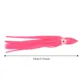 Señuelo calamar PVC ojos realistas rosa para agua salada - imagen 4