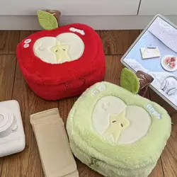 Bolsa de Maquillaje Portátil Manzana con Compartimentos y Gran Capacidad