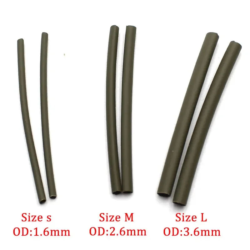 Tubo termorretráctil silicona mate para Ronnie Rigs carpa