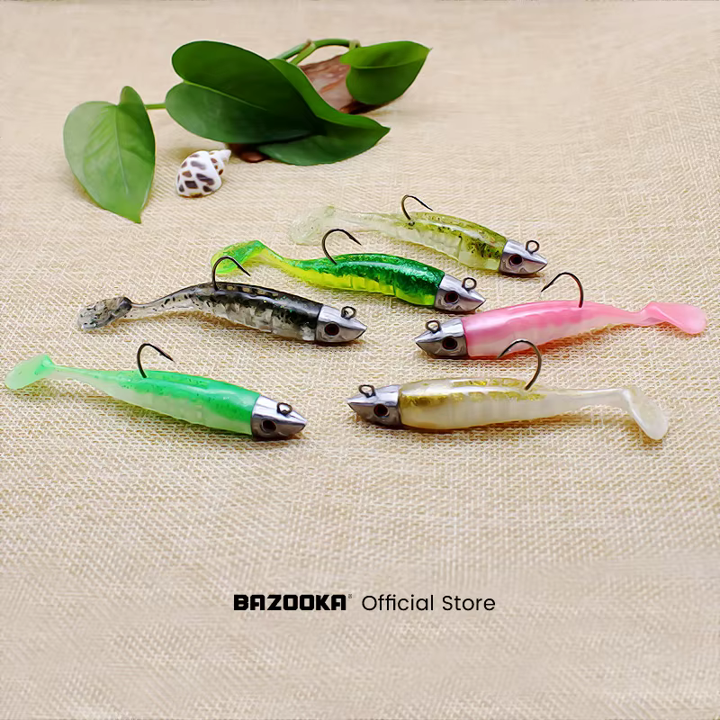 Bazooka Jighead T – Cabeza de plomo silicone para perca y lucio - imagen 4