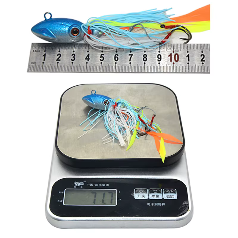 TAKEDO JGL01 Swimbait Cabeza de Pez 70G-80G – Metal y Goma - imagen 5