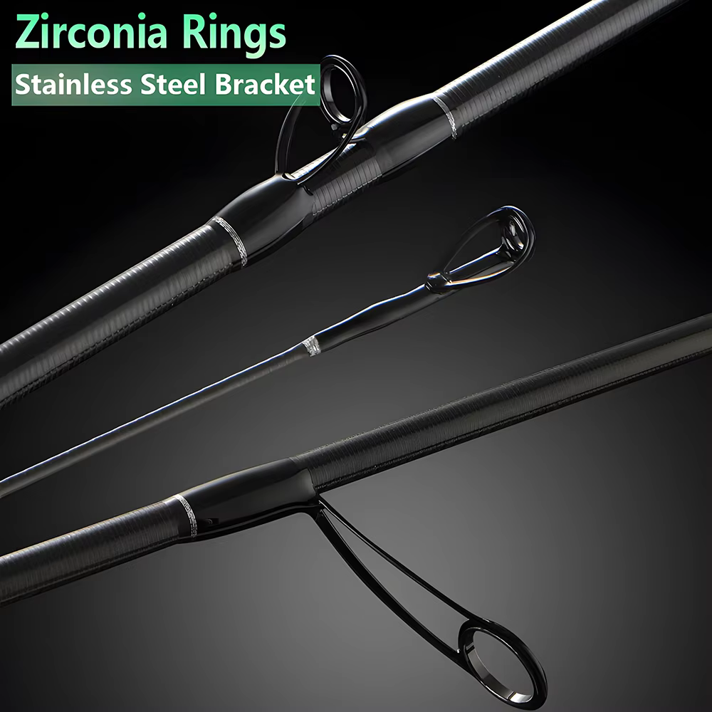 Caña Spinning ultraligera Carbono T1100 para lubina y trucha - imagen 4